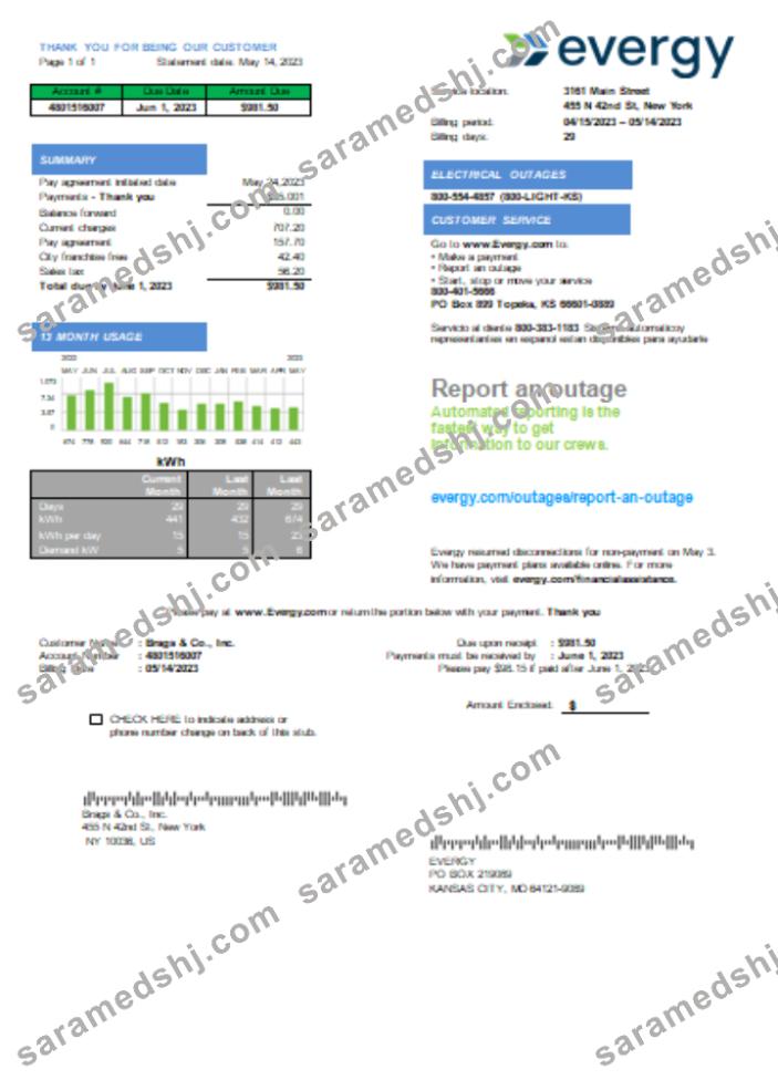 Missouri Evergy electricity utility business bill, SCR